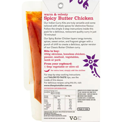 The Spice Tailor Spicy Butter Chicken Medium 300g