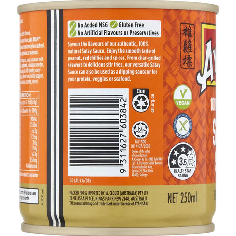 Ayam Satay Sauce 250ml