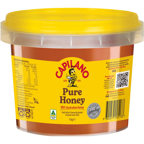 Capilano 100% Pure Australian Honey Pail 1kg