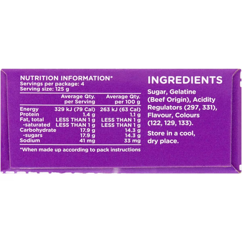 Aeroplane Original Purple Grape Flavoured Jelly 85g