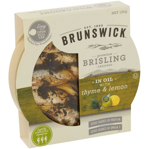 Brunswick Sardines With Lemon &thyme 120g