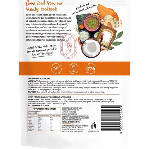 La Zuppa One-pot-dish Sweet Potato Dahl With Coconut & Turmeric 300g