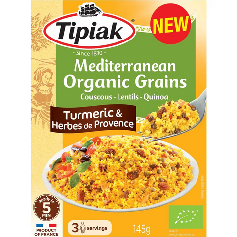 Tipiak Mediterranean Grains Turmeric & Herbs 145g