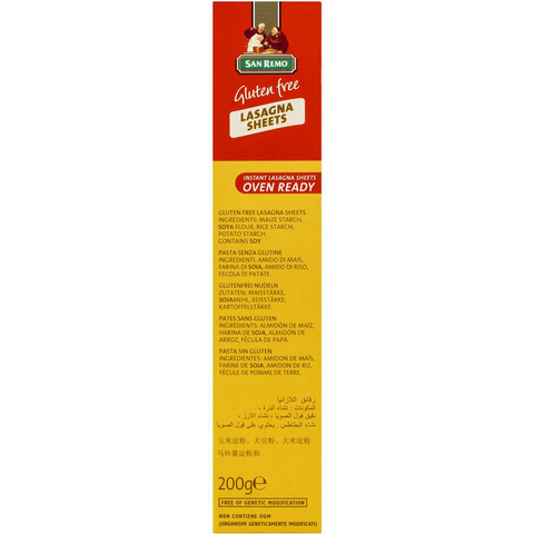 San Remo Lasagne Gluten Free 200g
