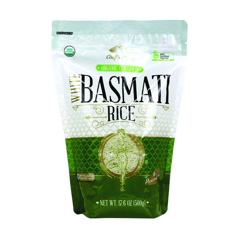 Certified Organic Basmati Aromatic Rice 500g