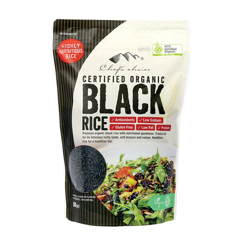 Certified Organic Black Rice 500g