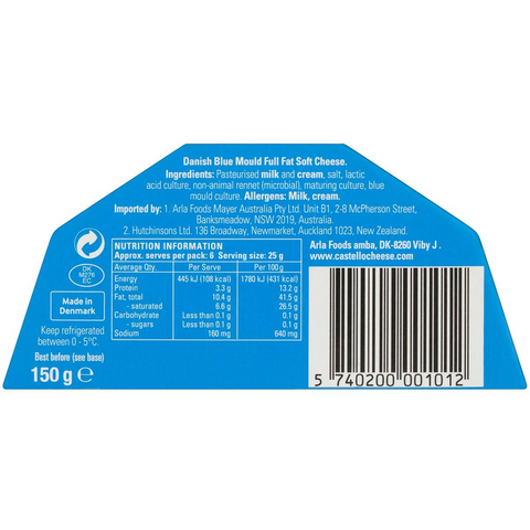 Castello Blue Cheese Creamy 150g