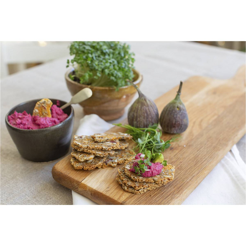 Olina's Bakehouse Artisan Cracker Biscuits Fig & Black Olive 100g