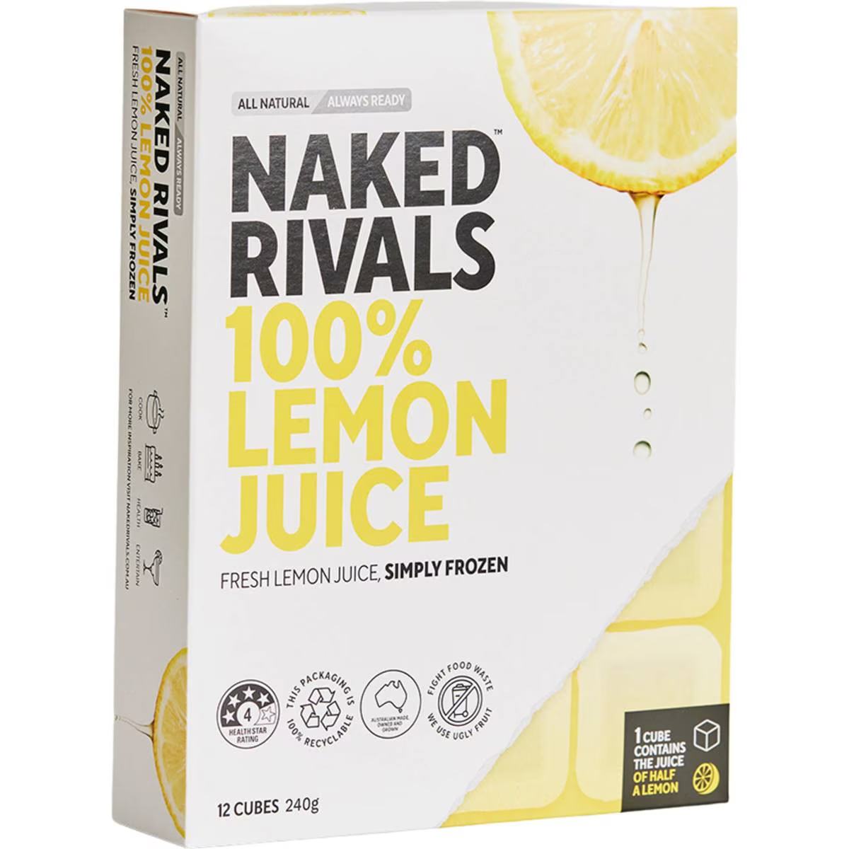 Naked Rivals 100 Lemon Juice Frozen 12 Pack