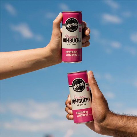 Remedy Raspberry Lemonade Kombucha 4 Pack