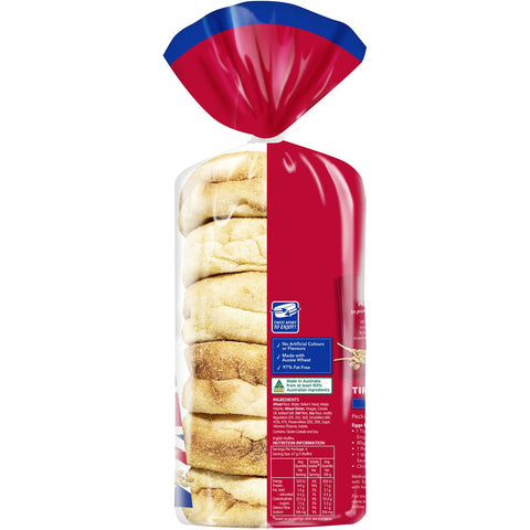 Tip Top English Muffins Original 6 Pack