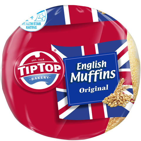 Tip Top English Muffins Original 6 Pack