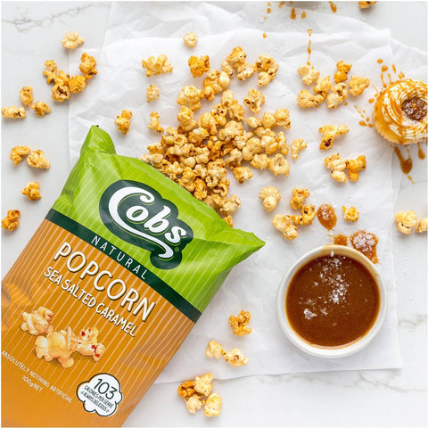 Cobs Natural Popcorn Sea Salted Caramel 100g