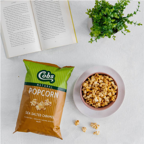 Cobs Natural Popcorn Sea Salted Caramel 100g