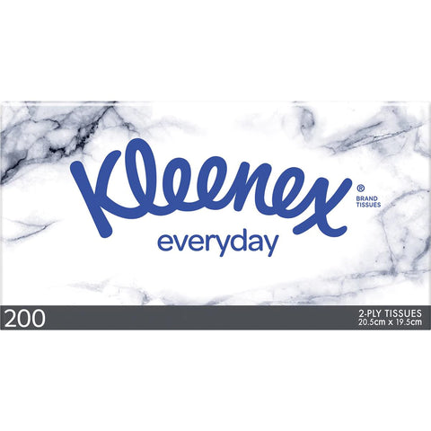 Kleenex Everyday 2 Ply Facial Tissues 200 Pack