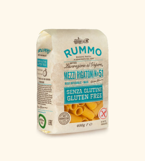 Rummo Pasta Gluten-free Mezzi Rigatoni Nº 51 400g