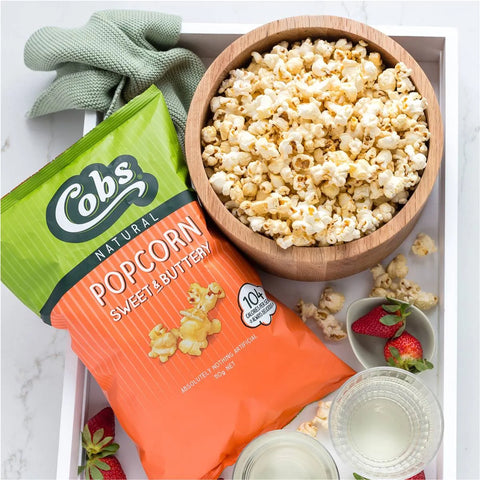 Cobs Natural Popcorn Sweet & Buttery 110g