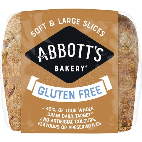 Abbott's Bakery Gluten Free Farmhouse Wholemeal Bread Slice Loaf 500g