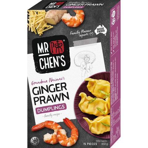 Mr Chen's Ginger Prawn Dumplings 450g