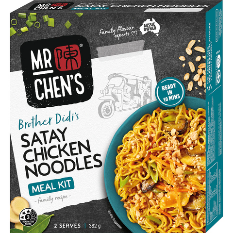 Mr Chen's Satay Chicken Noodles Kit 382g