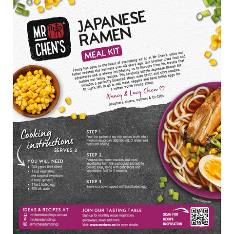 Mr Chen's Japanese Ramen Kit 604g