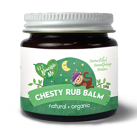 Chesty Rub Balm, Organic & Natural