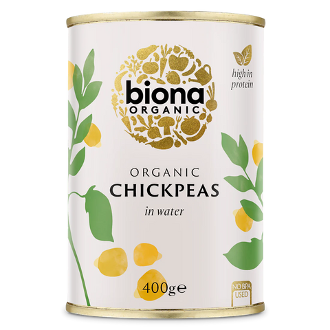 Biona Organic ChickPeas in Water - 400g