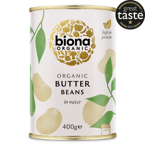 Biona Organic Butter Beans in Water - 400g