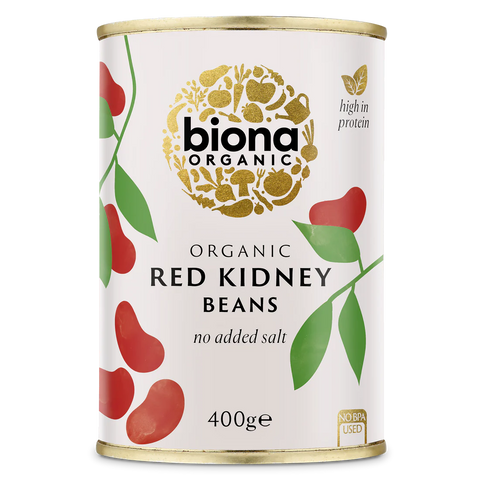 Biona Organic Red Kidney Beans No Added Salt - 400g