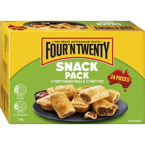 Four'n Twenty Snack Pack 24 Pack 1.1kg