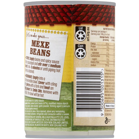 Old El Paso Mexe Beans Mild 425g