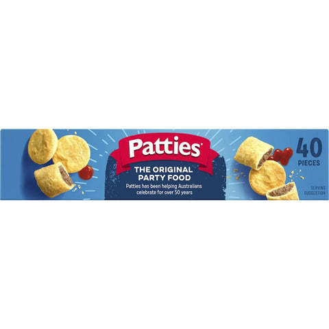 Patties Party Pack Mini Pies & Sausage Rolls 40 Pieces 1kg