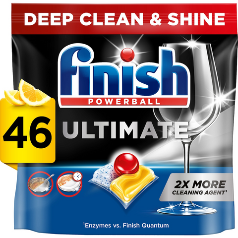 Finish Ultimate Lemon Dishwasher Tablets 46 pack