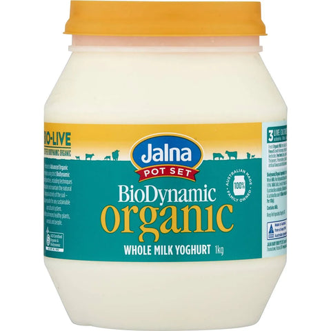 Jalna Biodynamic Organic Whole Milk Yoghurt 1kg