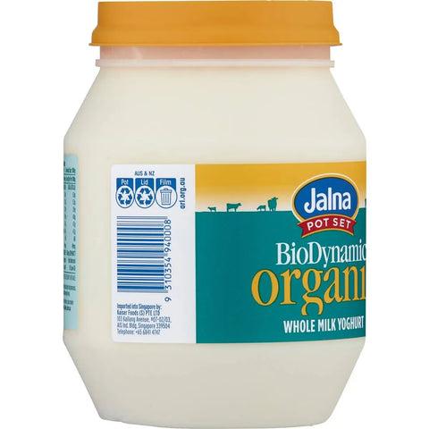 Jalna Biodynamic Organic Whole Milk Yoghurt 1kg