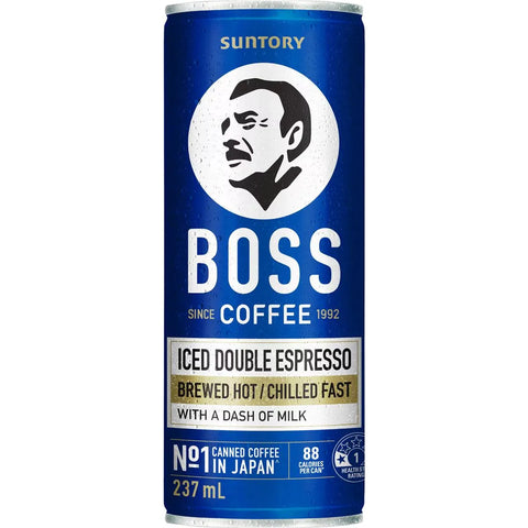 Suntory Boss Iced Coffee Double Espresso 237ml