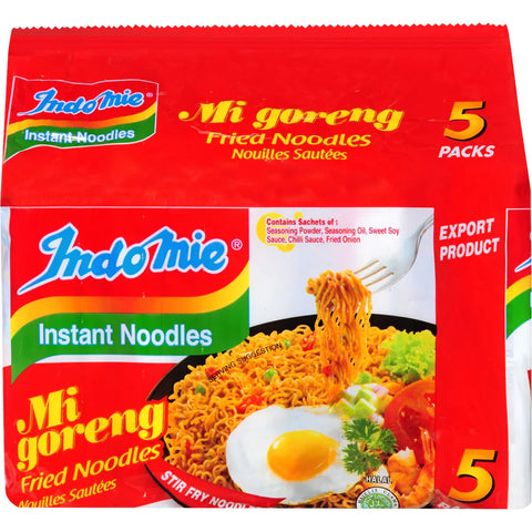 Indomie Mi Goreng Instant Noodles Fried Noodles 5 Pack 425g