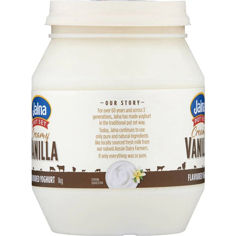 Jalna Premium Vanilla Yoghurt 1kg