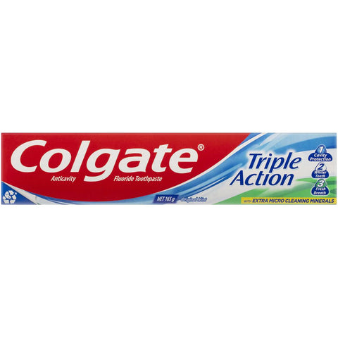 Colgate Toothpaste Triple Action Micro Cleaning 165g