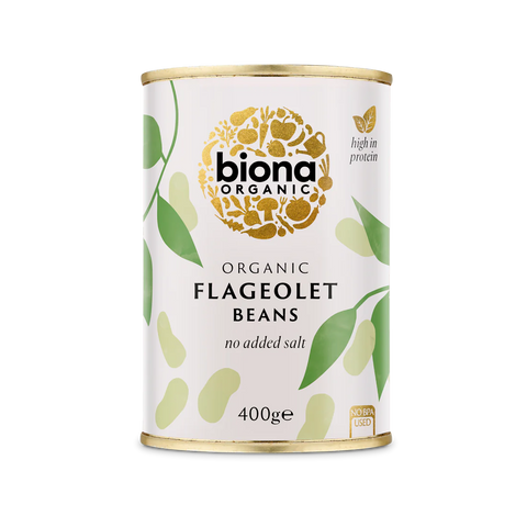 Biona Organic Flageolet Beans No Added Salt - 400g