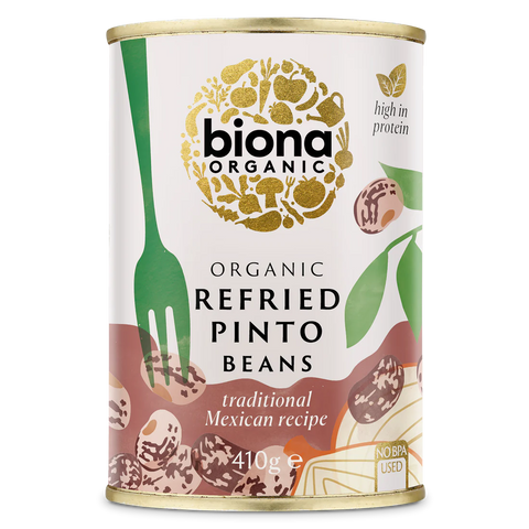 Biona Organic Refried Pinto Beans - 410g