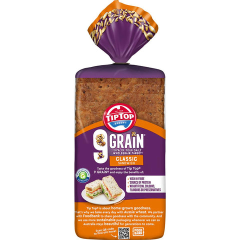 Tip Top 9 Grain Classic Sandwich Bread 700g