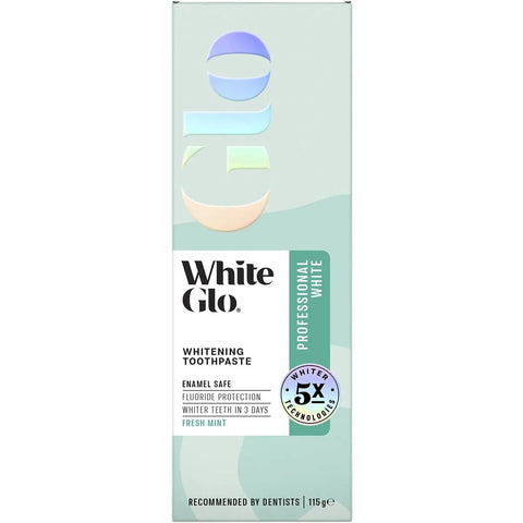 White Glo Professional White Whitening Toothpaste 115g