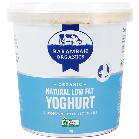 Organic Natural Low Fat Yoghurt 1kg