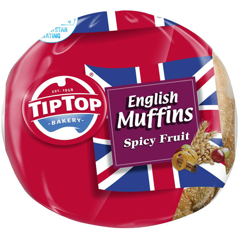 Tip Top Muffins Spicy Fruit 6 Pack