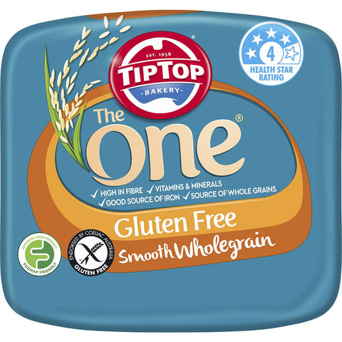 Tip Top The One Gluten Free Smooth Wholegrain Bread 550g