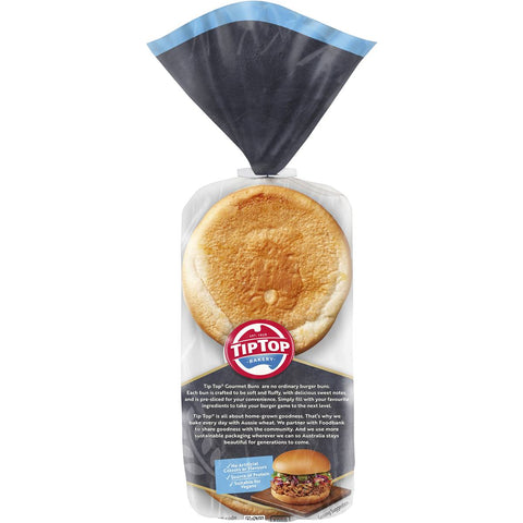 Tip Top Gourmet Burger Buns 4 Pack 220g