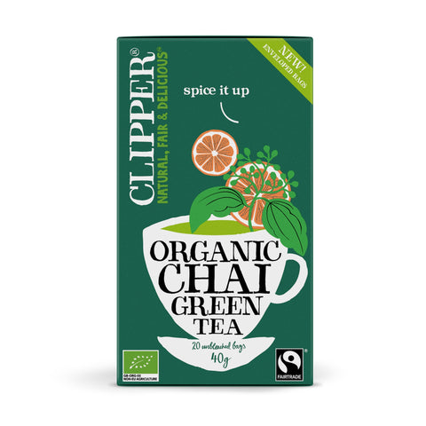 Clipper Organic Green Tea Chai  20 Tea Bags