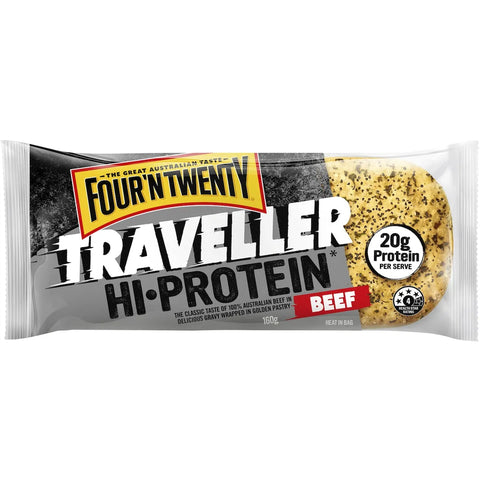 Four'n Twenty Traveller Hi Protein Beef Pie 160g