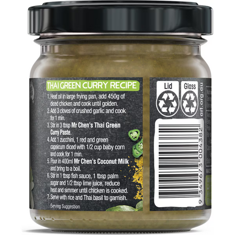 Mr Chen's Thai Green Curry Paste 190g